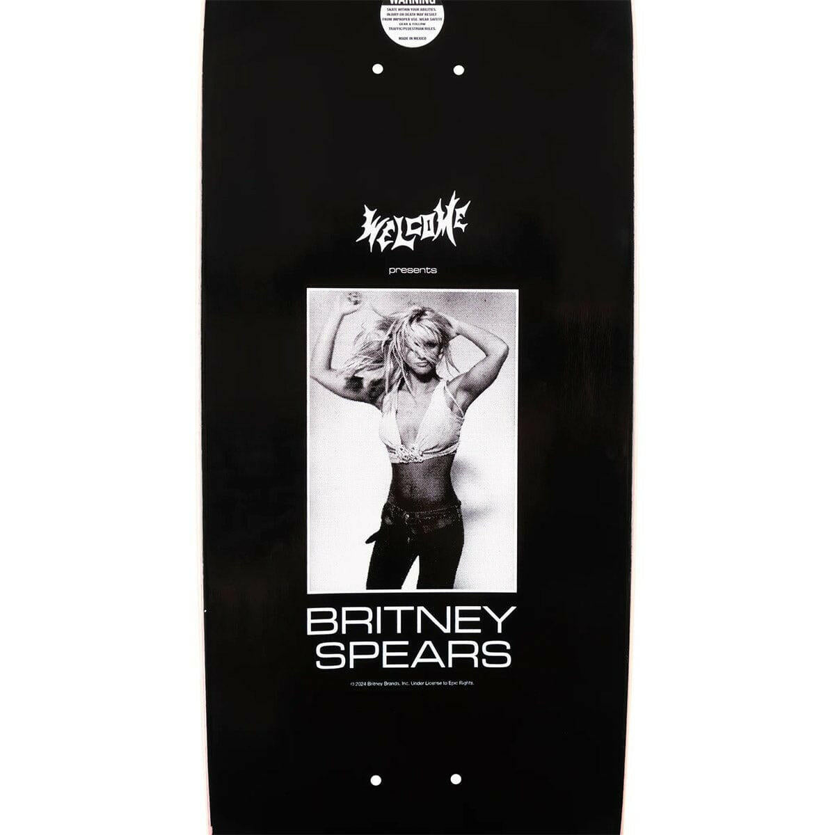 Welcome - Britney Spears Snake 8.5 Skateboard Deck.