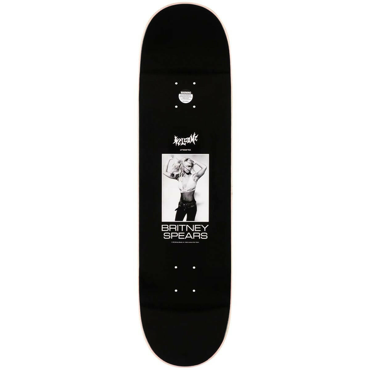 Welcome - Britney Spears Snake 8.5 Skateboard Deck.