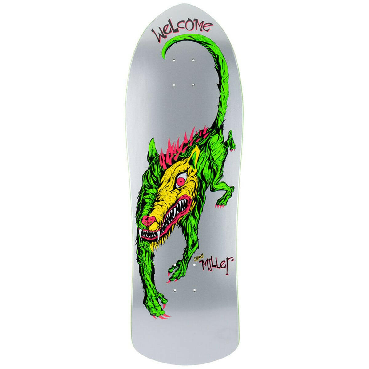 Welcome - Chris Miller Beast on Crossone 10.0 Skateboard Deck.