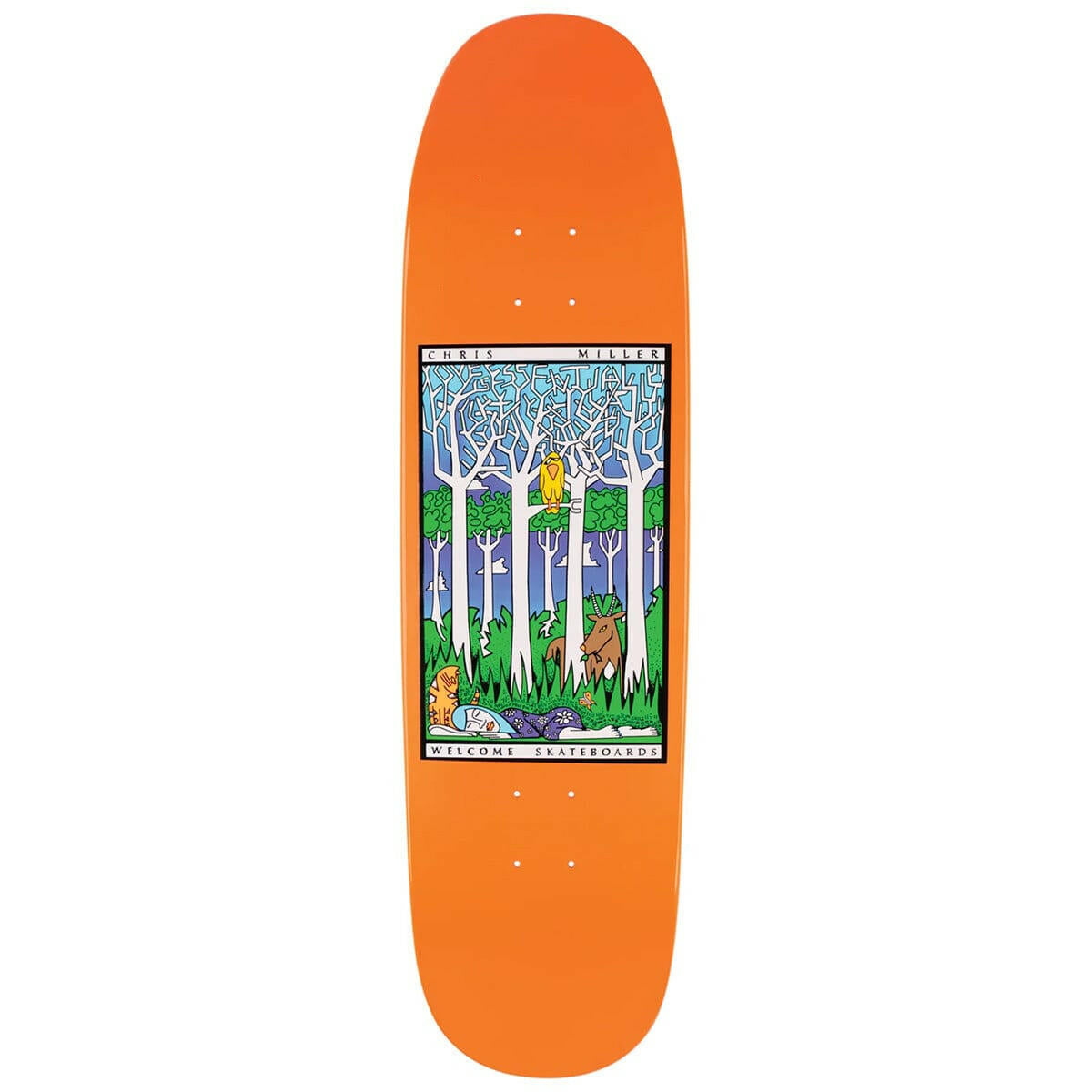 Welcome - Chris Miller Love Is Essential on Catblood 2 8.75 Skateboard Deck.