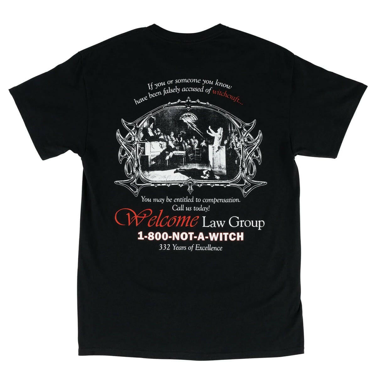 Welcome - Defence Tee Black.