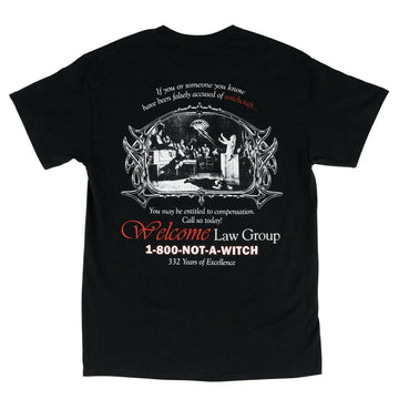 Welcome - Defence Tee Black.