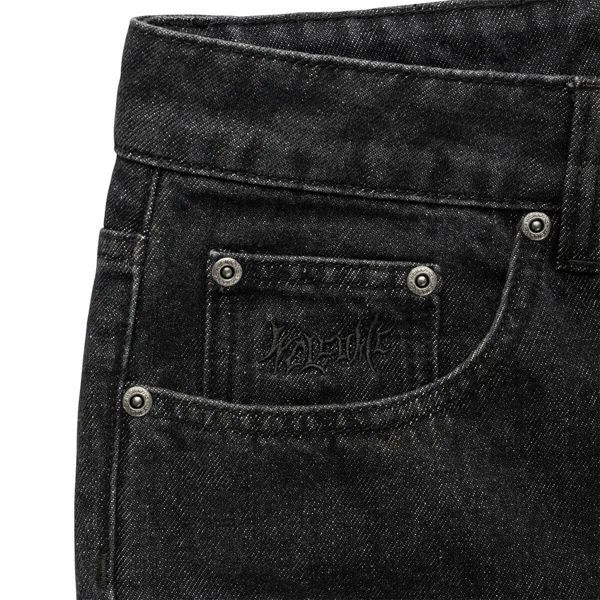 Welcome - Immortal Loose Straight Denim Washed Black.