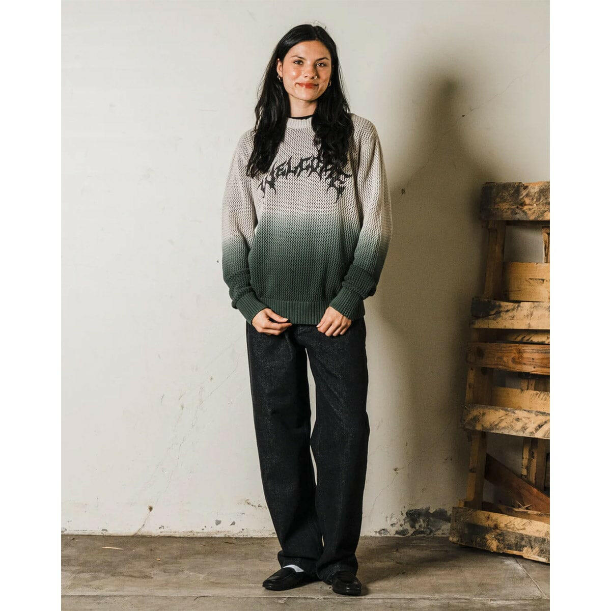 Welcome - Immortal Loose Straight Denim Washed Black.