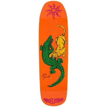 Welcome - Jake Yanko Swamp Fight on Panther Orange 9.0 Skateboard Deck.