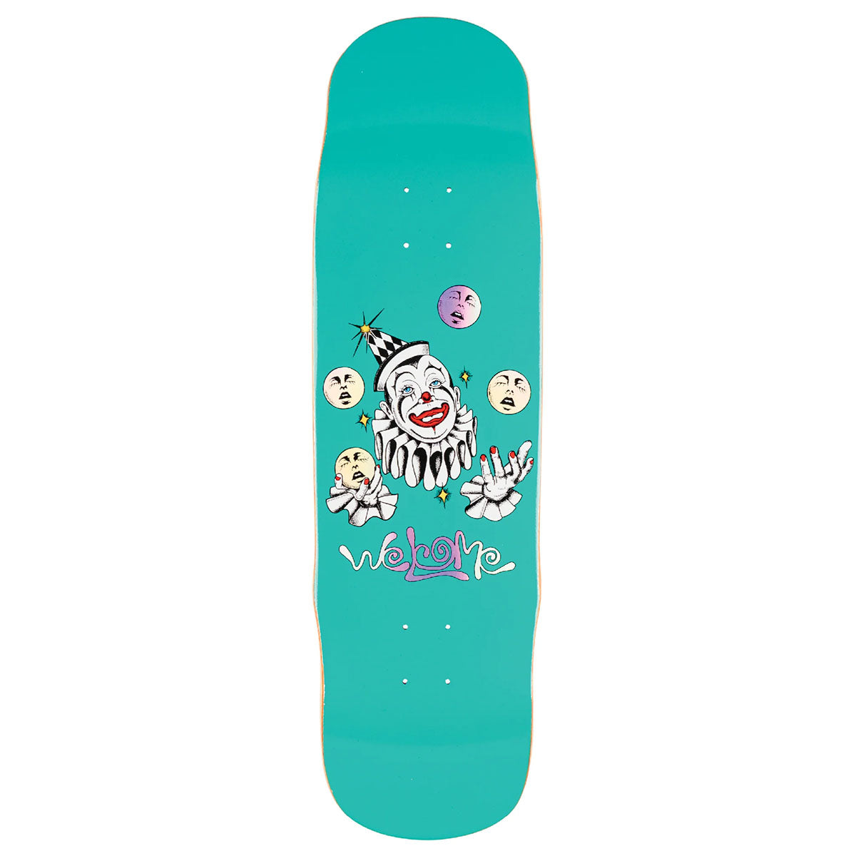 Welcome Juggler on Effigy 8.8 Skateboard Deck