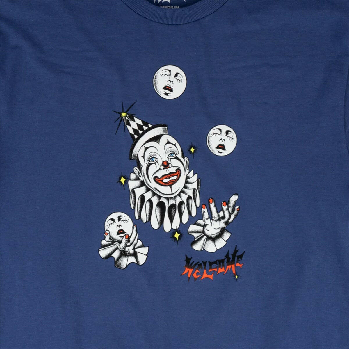 Welcome - Juggler Tee Navy.