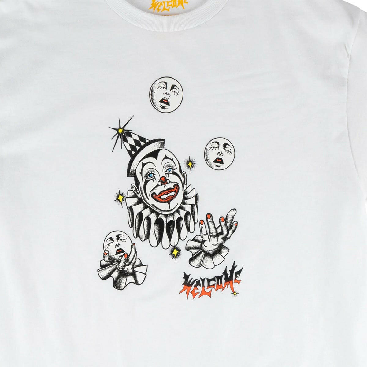 Welcome - Juggler Tee White.