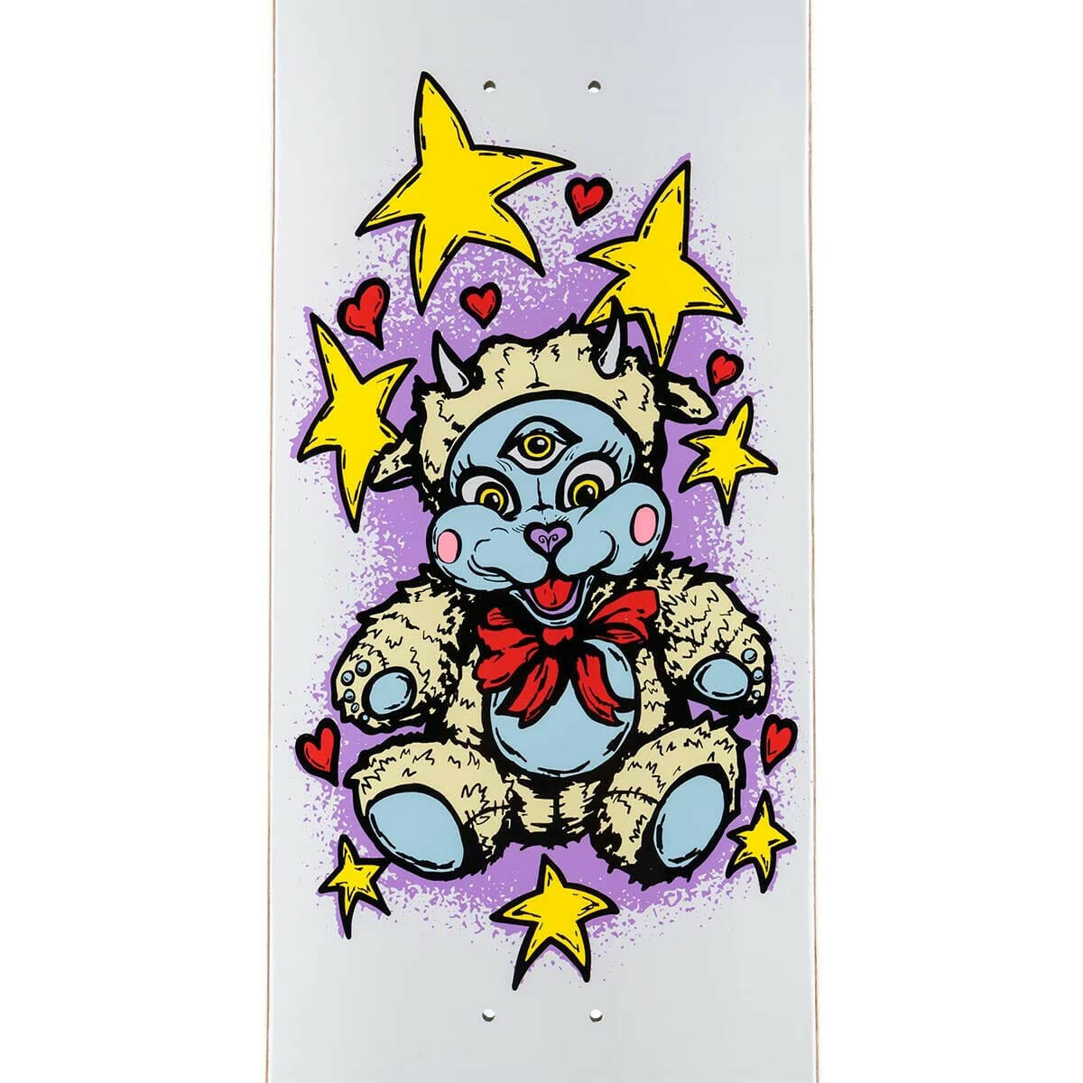 Welcome - Lamby on Evil Twin 8.5 Skateboard Deck.