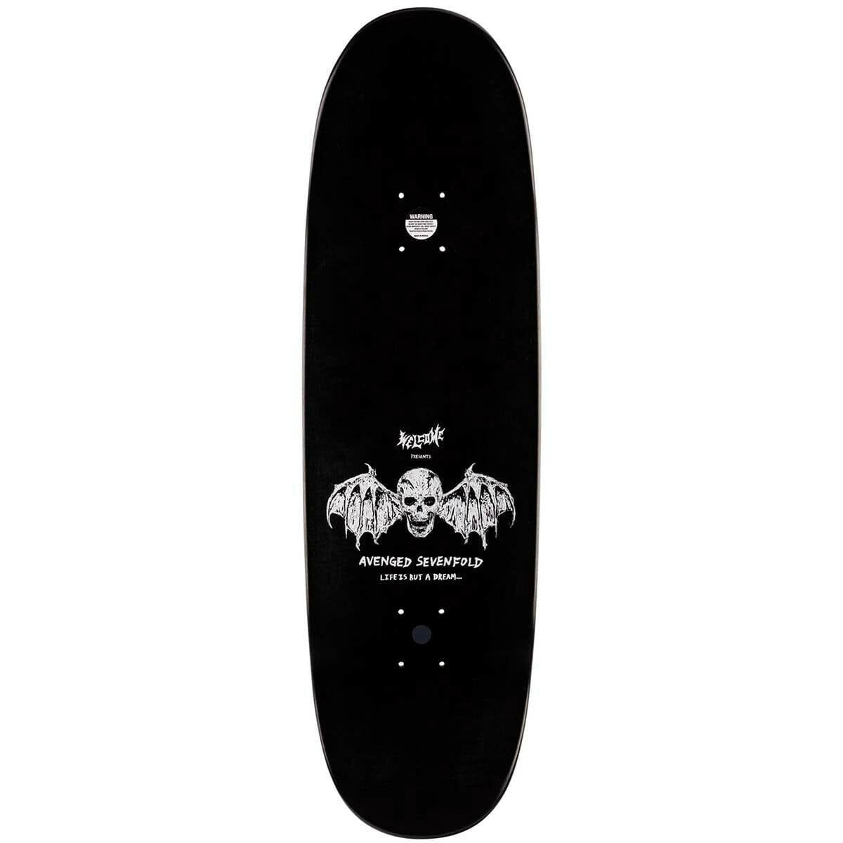 Welcome - A7X Life Is But A Dream on Boline 2.0 9.5 Skateboard Deck.