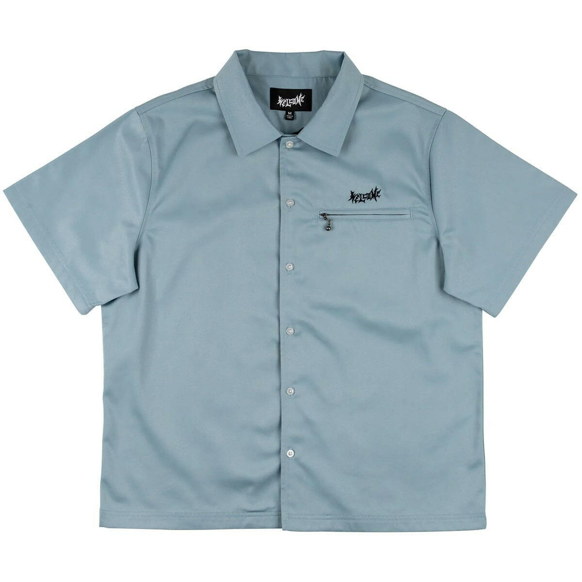 Welcome - Mace Embroidered Twill Work Shirt Slate.