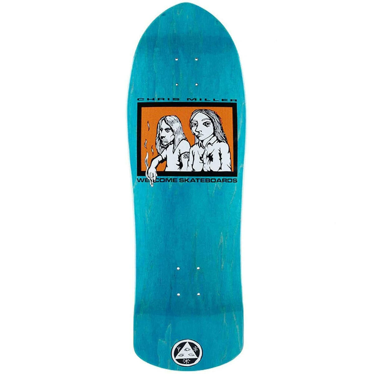 Welcome - Chris Miller Couple on Crossone 10.0 Skateboard Deck.