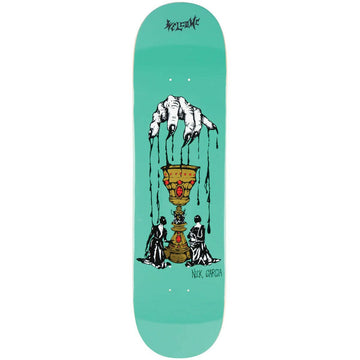 Welcome - Nick Garcia Chalice Teal 8.38 Skateboard Deck.