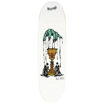 Welcome - Nick Garcia Chalice Son of Boline White 8.8 Skateboard Deck.