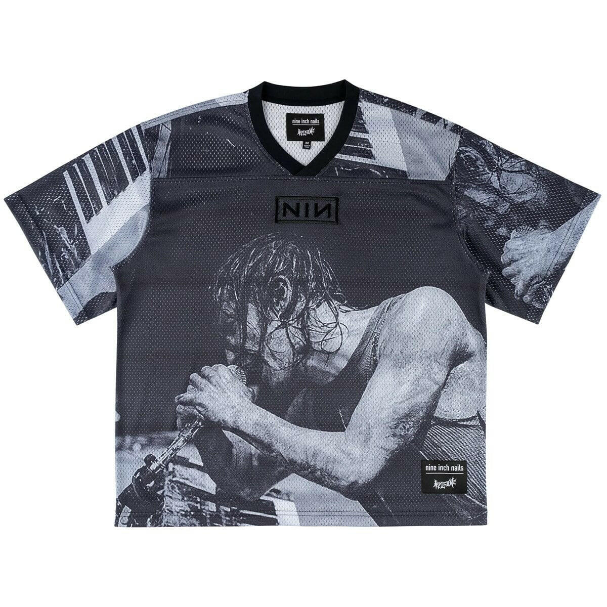 Welcome - X Nine Inch Nails Closer Mesh Football Jersey.
