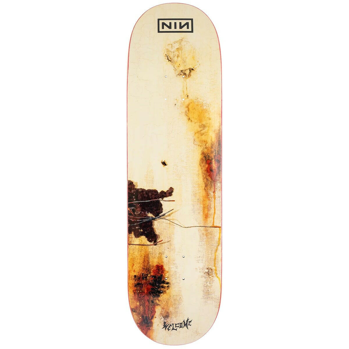 Welcome - X Nine Inch Nails The Downward Spiral 9.0 Skateboard Deck.