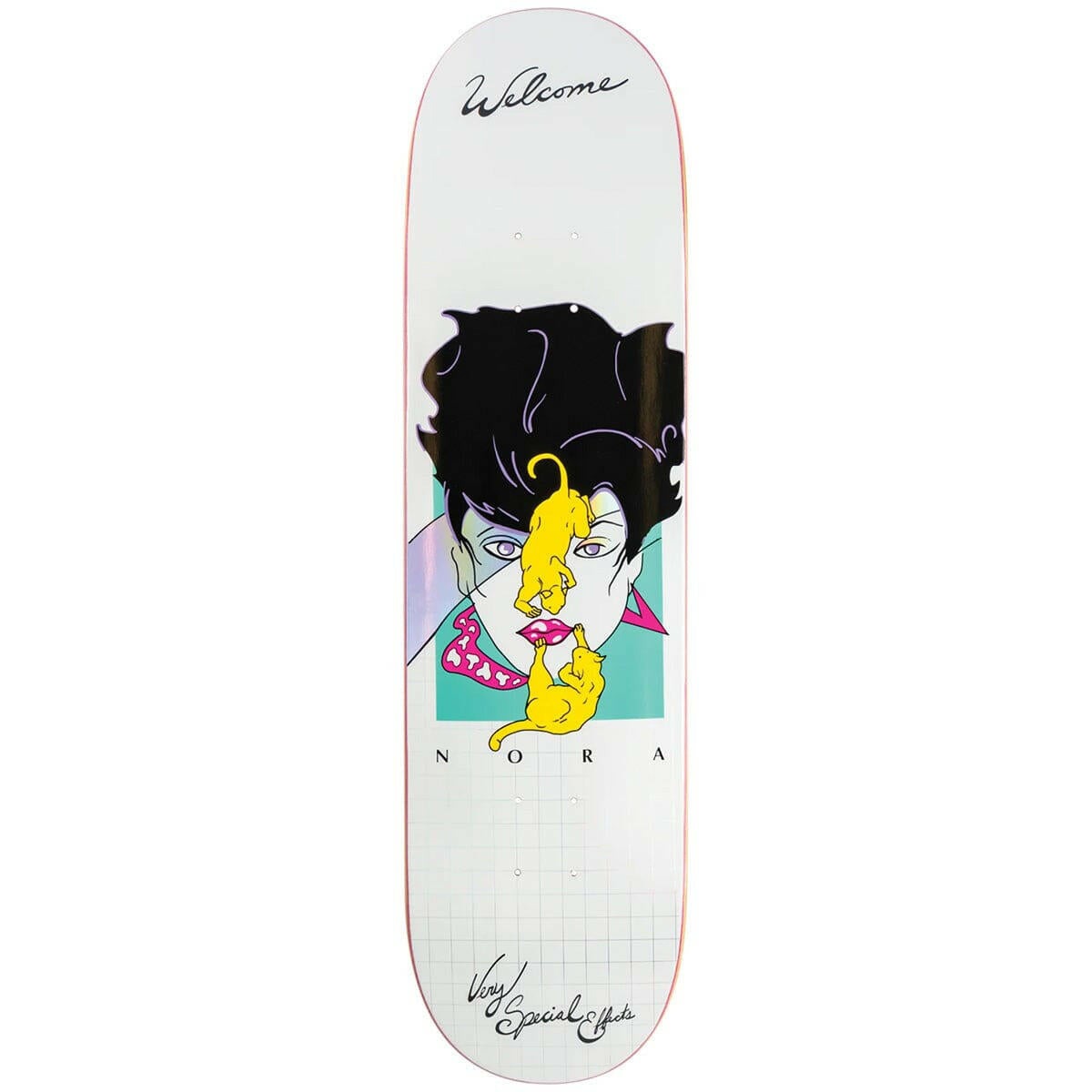 Welcome - Nora Vasconcellos Special Effects 8.25 Skateboard Deck.
