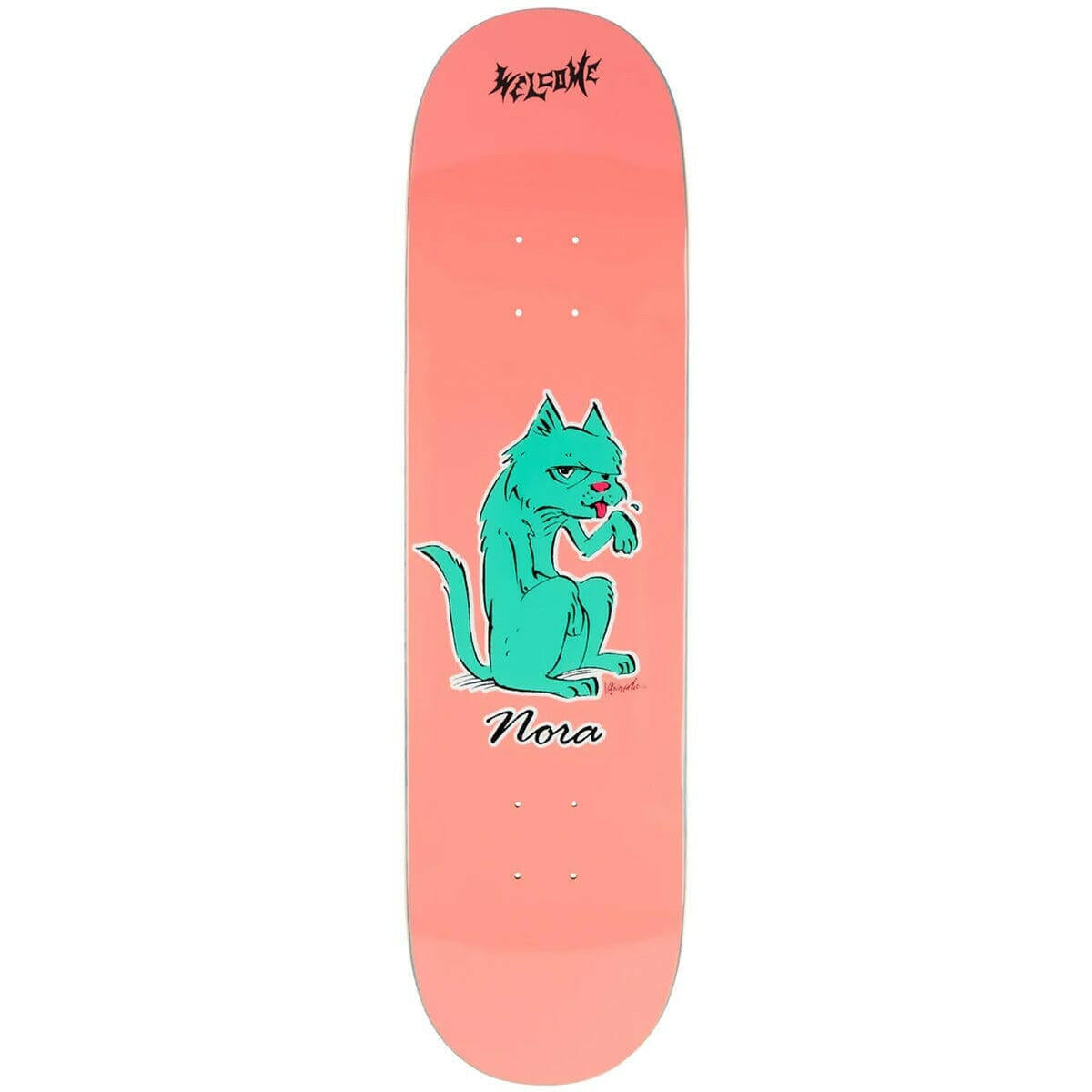 Welcome - Nora Vasconcellos Feral 8.25 Skateboard Deck.