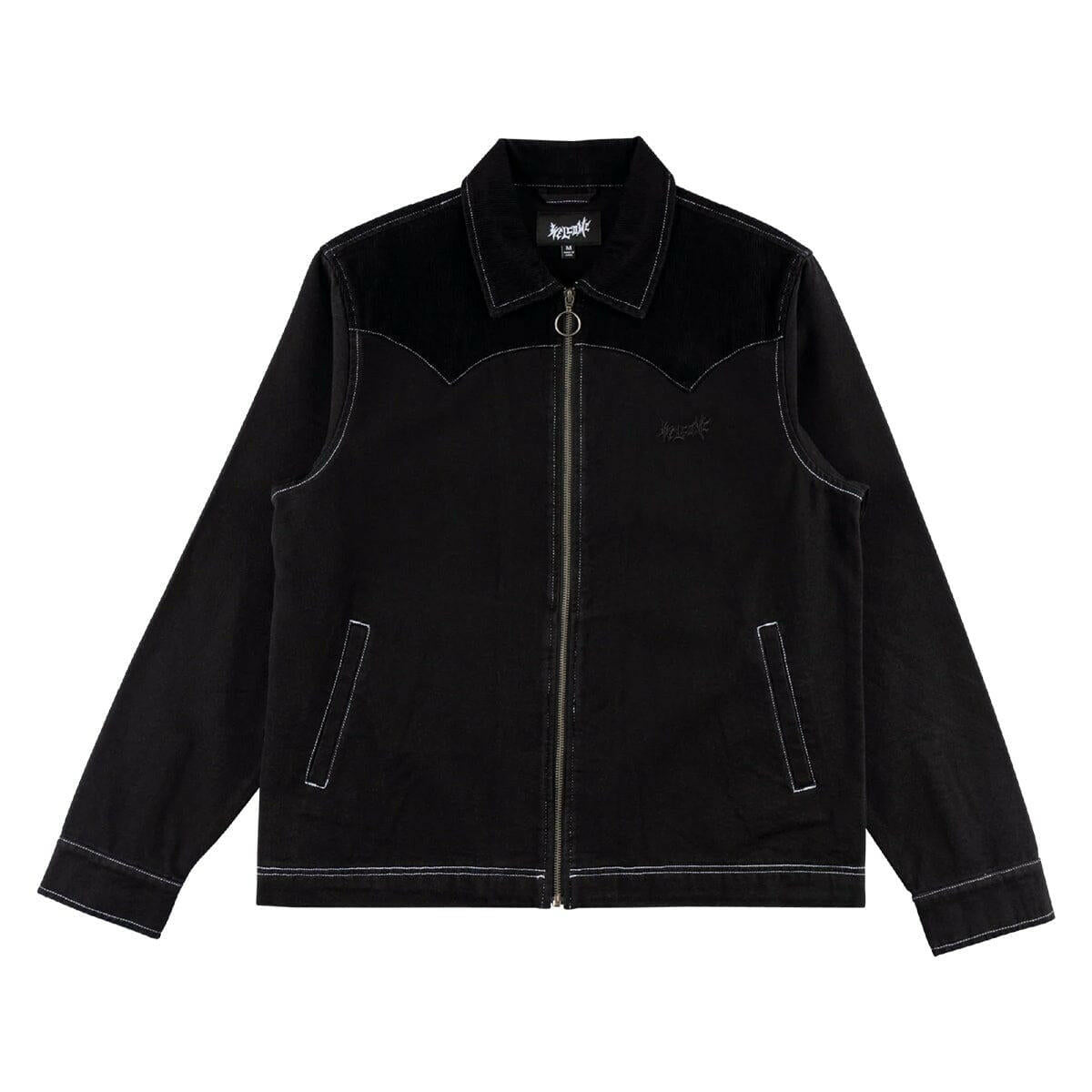 Welcome - Outlaw Western Yoke Canvas Jacket Black.