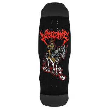 Welcome Rider on Dark Lord 9.75 Skateboard Deck