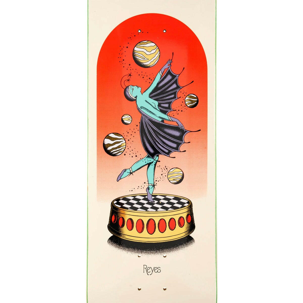 Welcome - Ryan Reyes Dancer Bone 8.5 Skateboard Deck.
