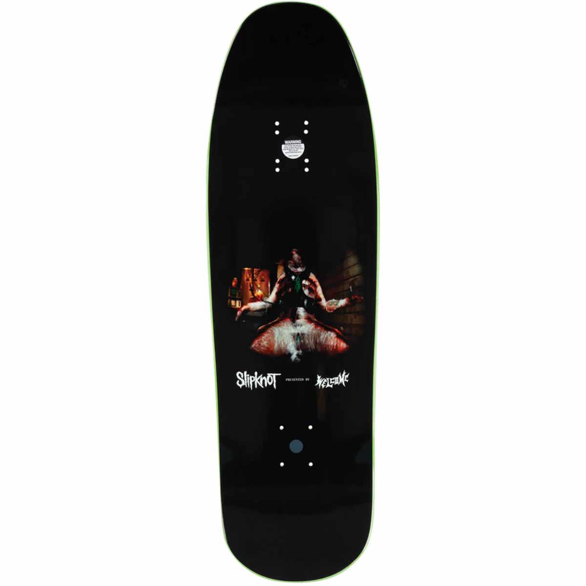 Welcome Slipknot Self-Titled on Gaia 9.67 Skateboard Deck Bottom
