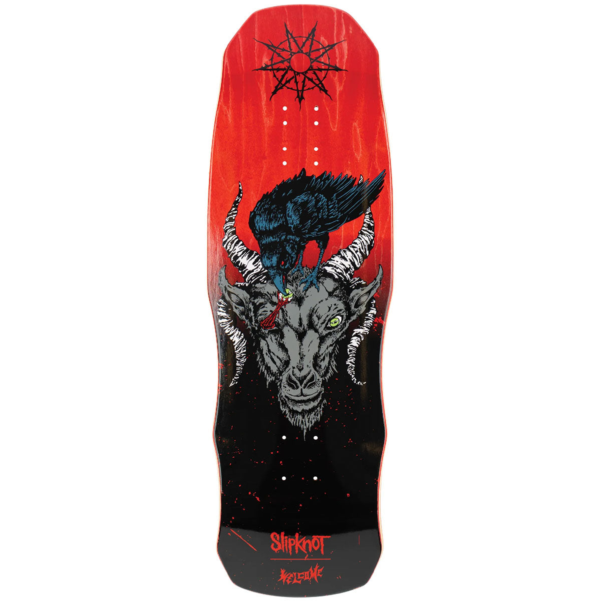 Welcome Slipknot Spit It Out on Dark Lord 9.75 Skateboard Deck