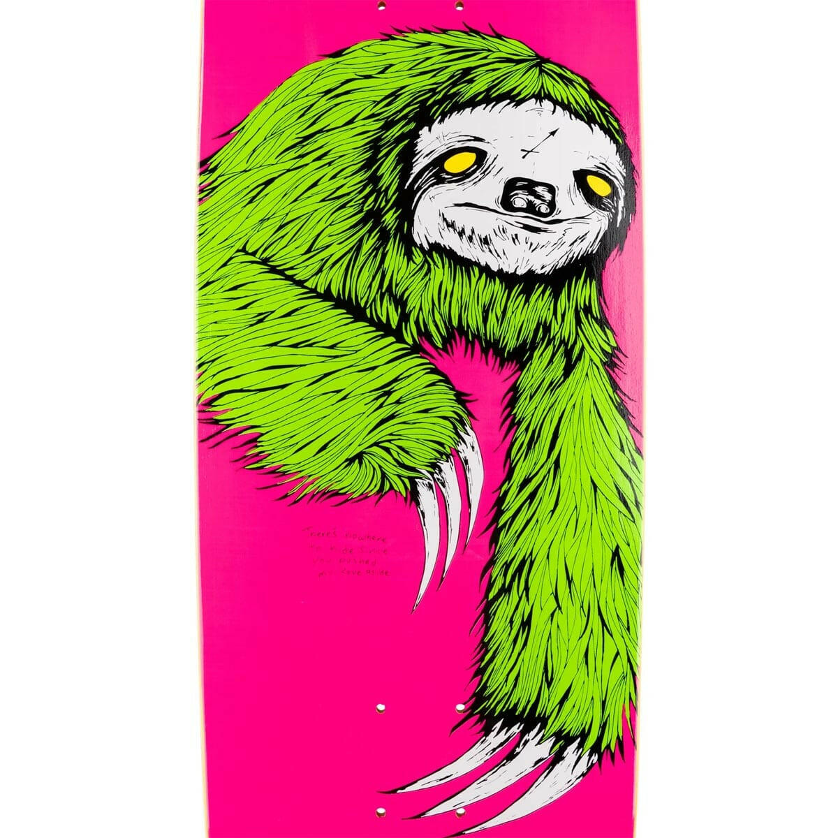 Welcome - Sloth on Boline 2.0 9.5 Skateboard Deck.