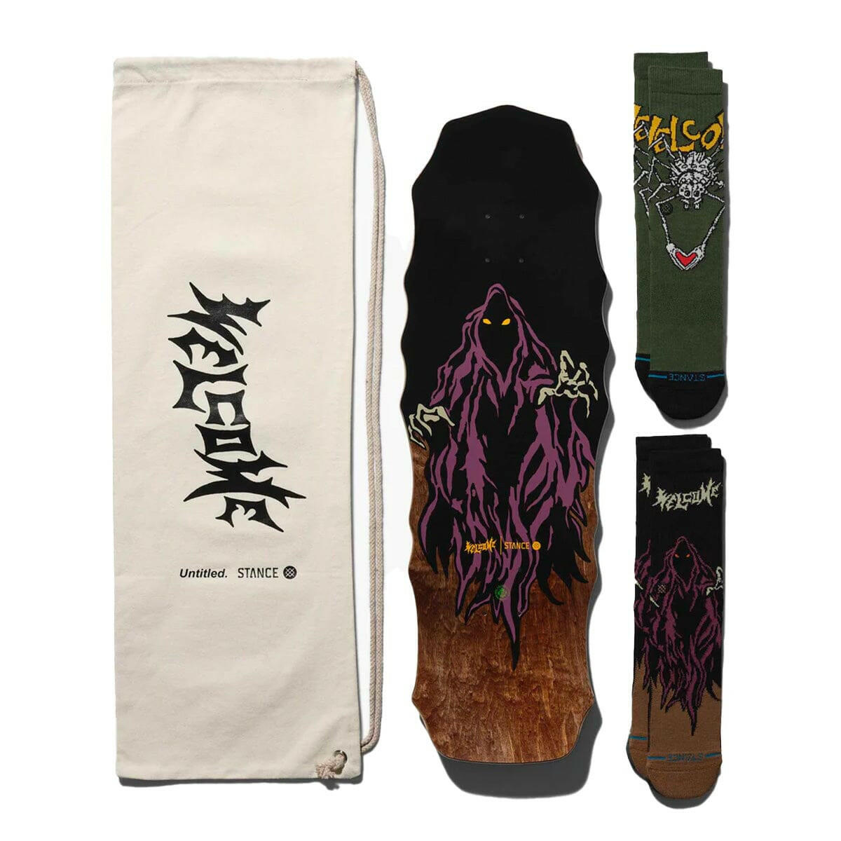 Welcome - X Stance Untitled Set 9.75 Skateboard Deck.