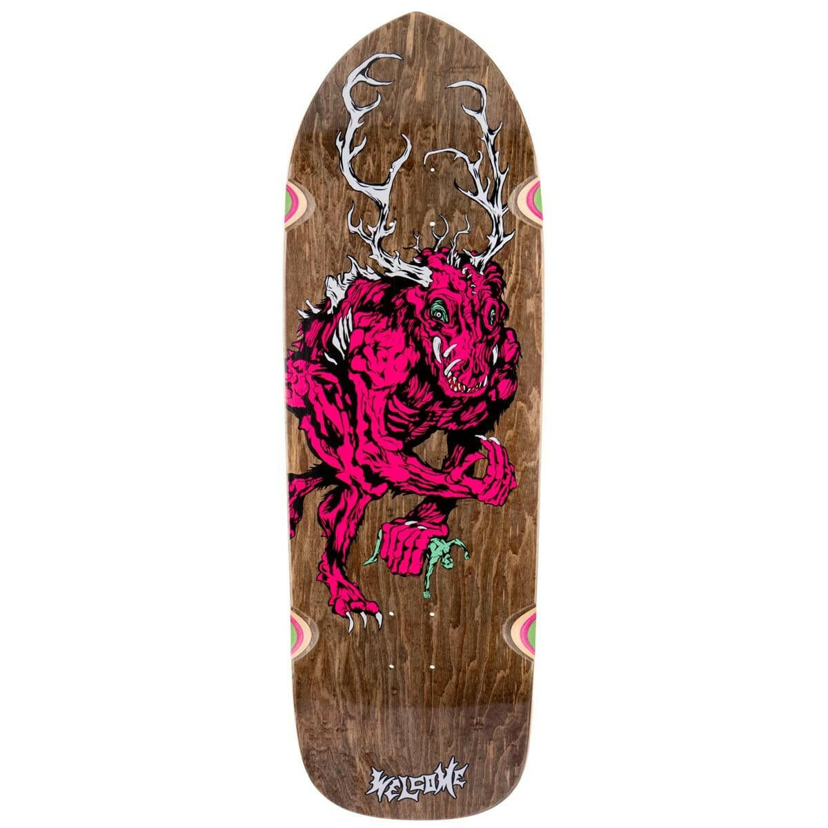 Welcome - Wendigo on Magic Bullet 2.0 10.0 Skateboard Deck.