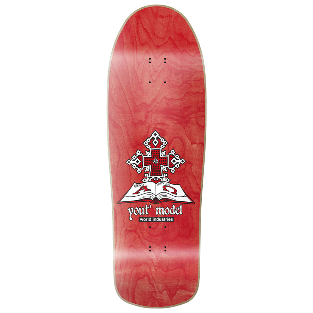 World Industries - Jeff Hartsel Yout Model 9.4375 Reissue Skateboard Deck.
