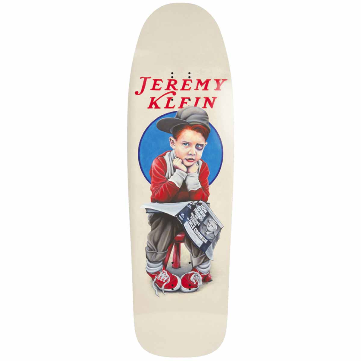 World Industries Jeremy Klien Black Eye Kid 9.625 Reissue Skateboard Deck