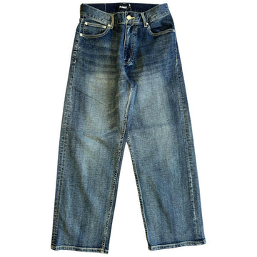 XLarge - Baggy Stretch Denim Pants Washed Indigo.
