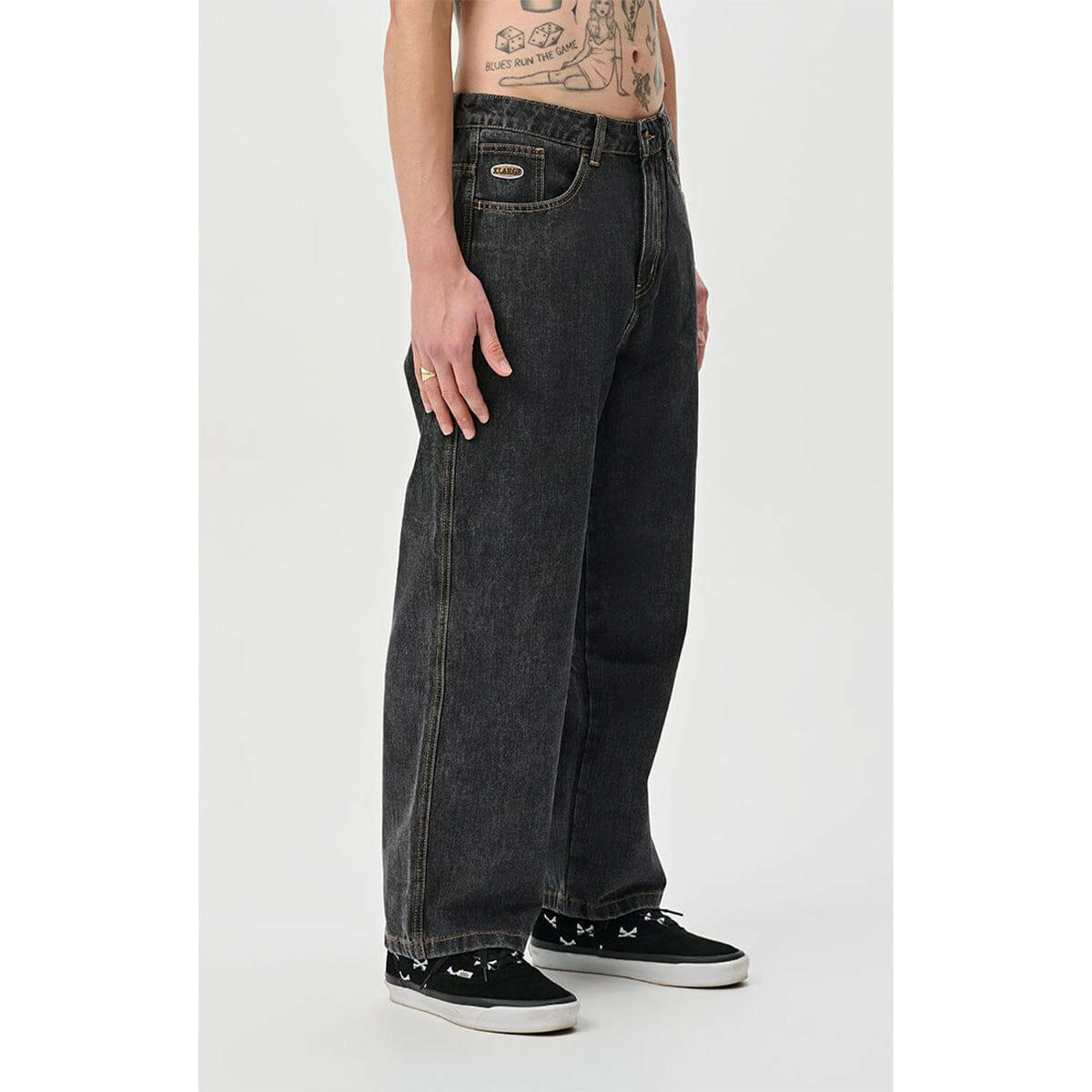 XLarge - Bull Denim 91 Pants Washed Black.