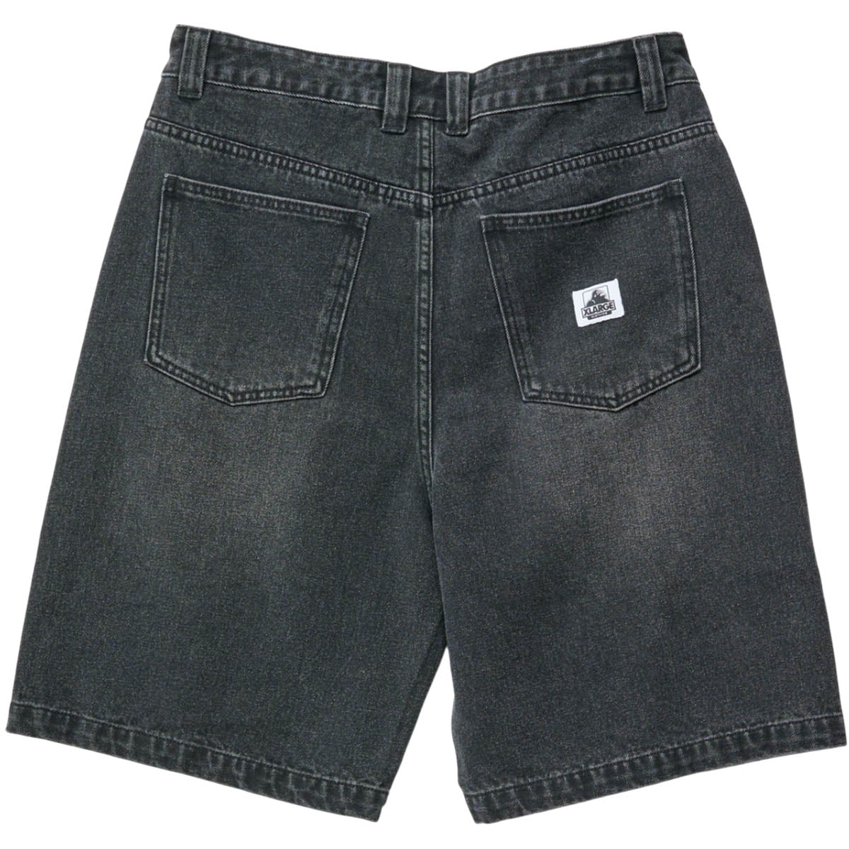 XLarge Bull Denim 91 Shorts Worn Black.