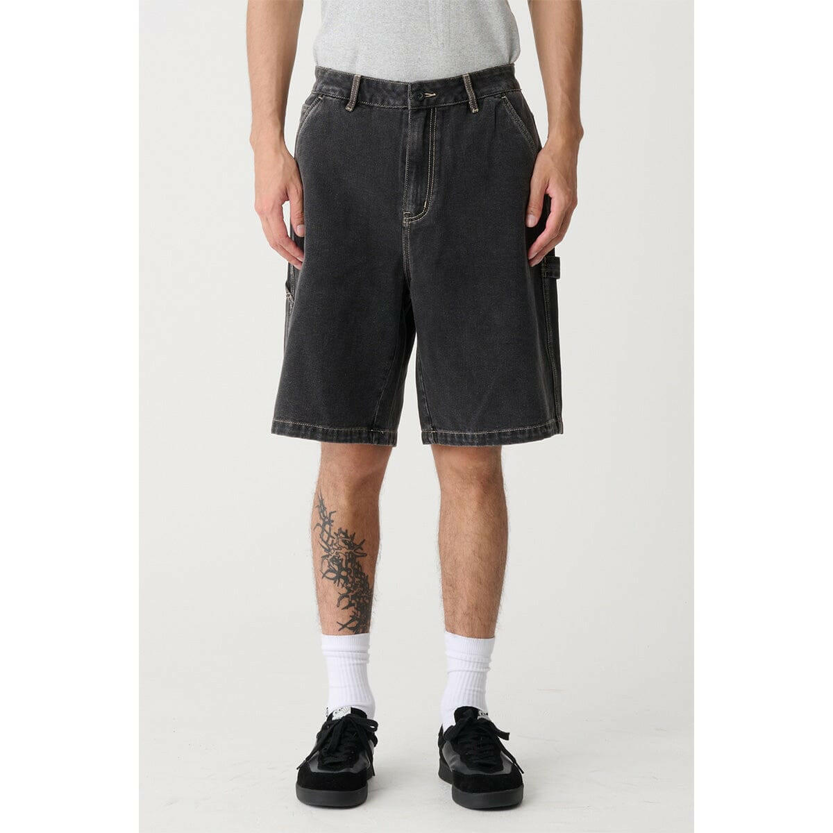XLarge - Denim Work Shorts Pepper.