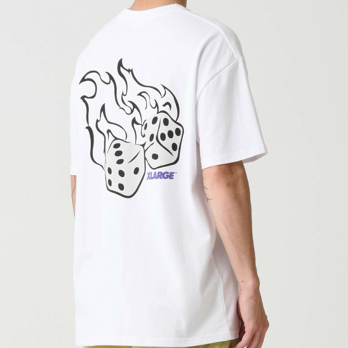 XLarge - Fire Dice Tee White.