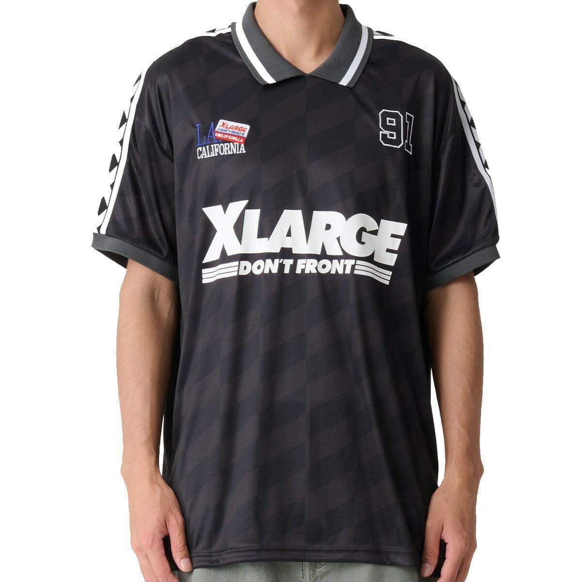 XLarge - Football Tee Black.
