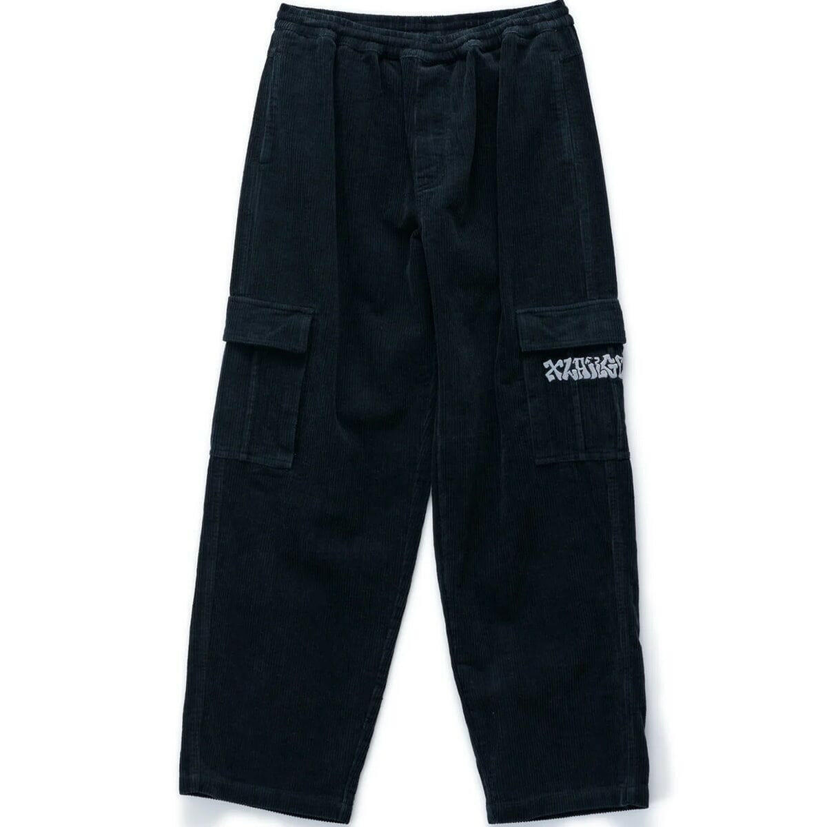 XLarge - 91 Graff Cord Cargo Pants Black.