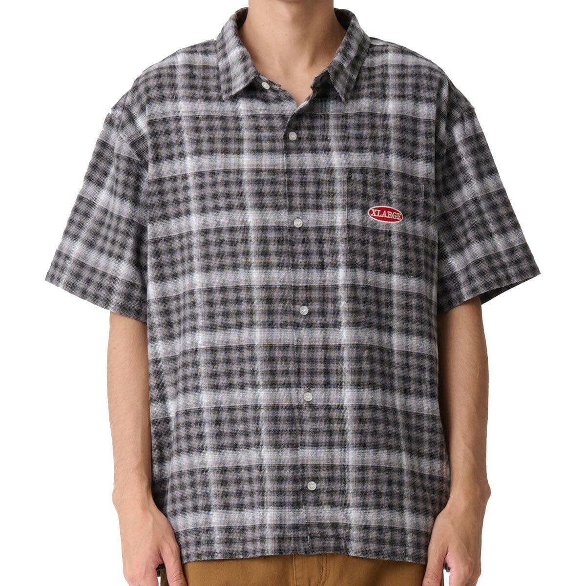 XLarge - Hound Check Shirt Grey.