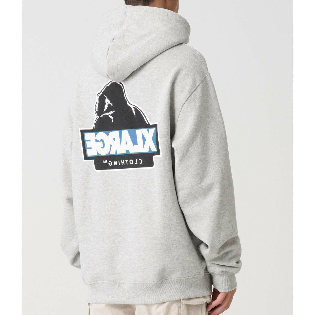 Xlarge - Slanted Hoodie Ash Heather.