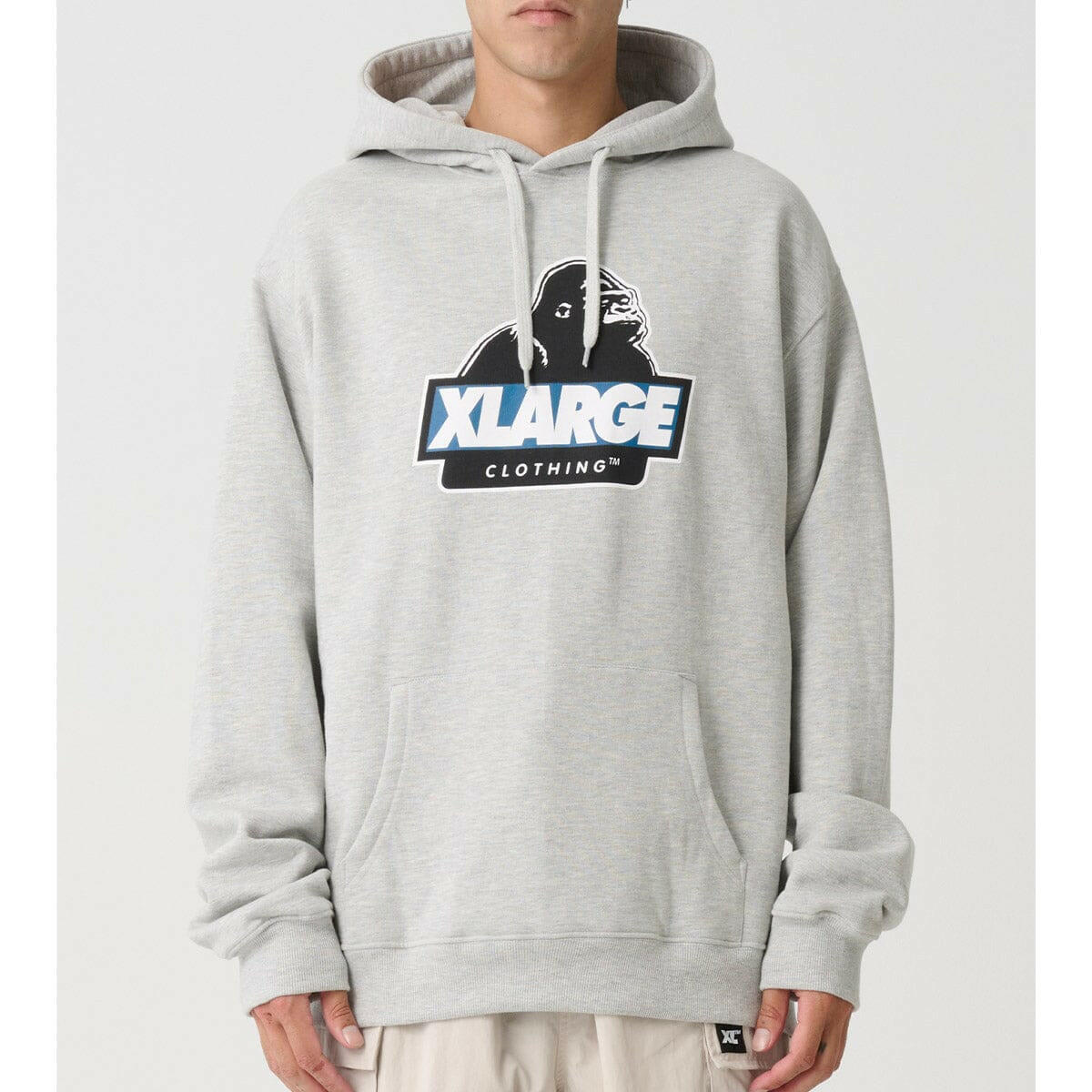 Xlarge - Slanted Hoodie Ash Heather.