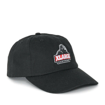 Xlarge - Slanted Low Pro Cap Black/Red.