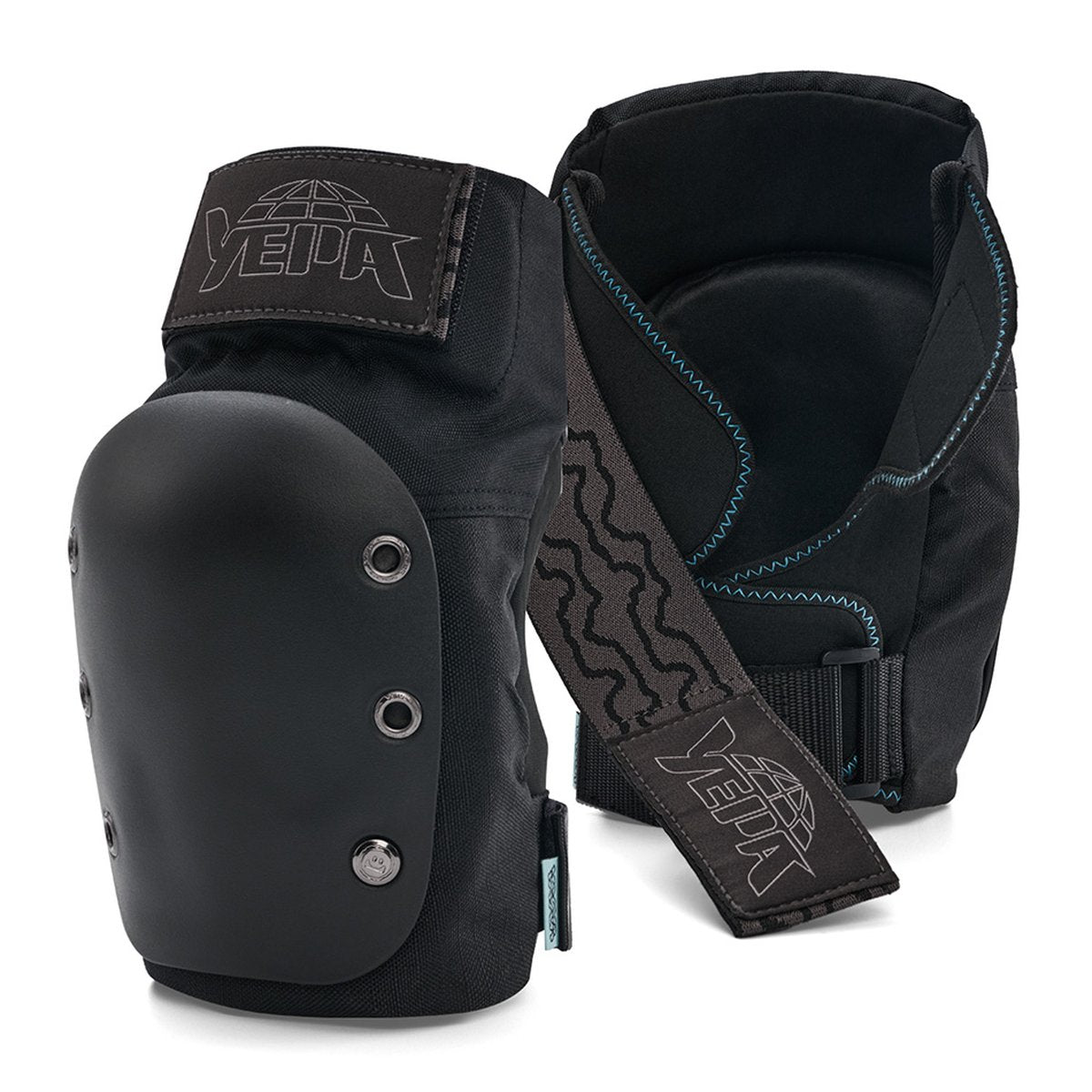 Yepa Shell Adult 3-Pack Pad Set Black – knee pads
