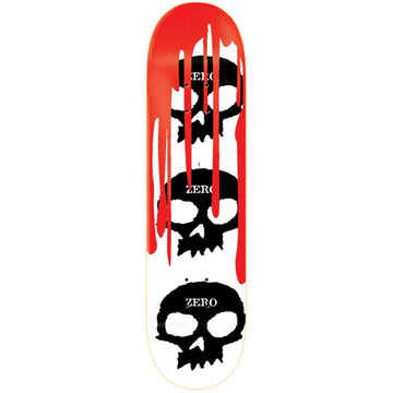 Zero - 3 Skull Blood 8.375 Skateboard Deck.