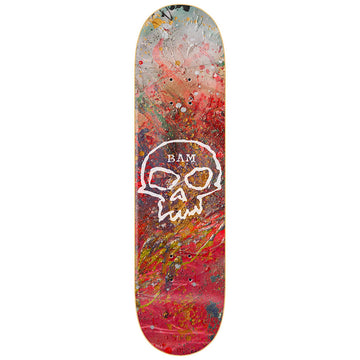 Zero - Bam Margera Single Skull 8.25 Skateboard Deck.