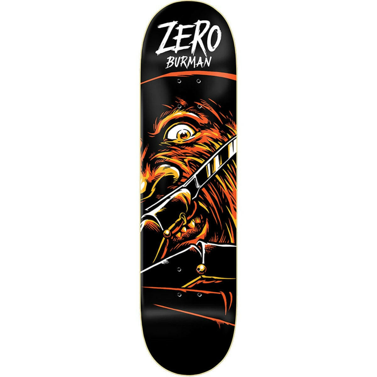 Zero - Dane Burman Fright Night GITD 8.25 Skateboard Deck.