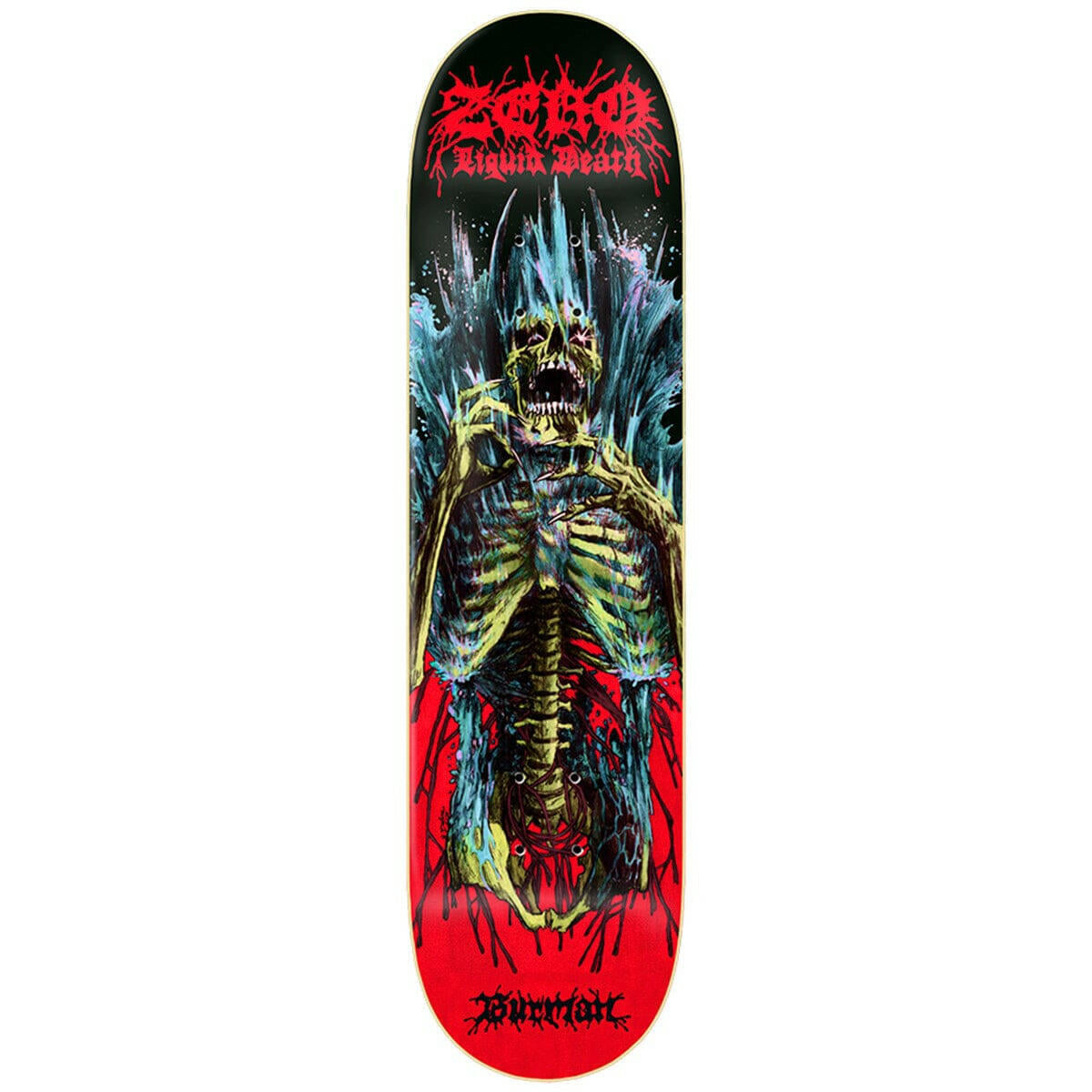 Zero - Dane Burman Liquid Death 8.5 Skateboard Deck.