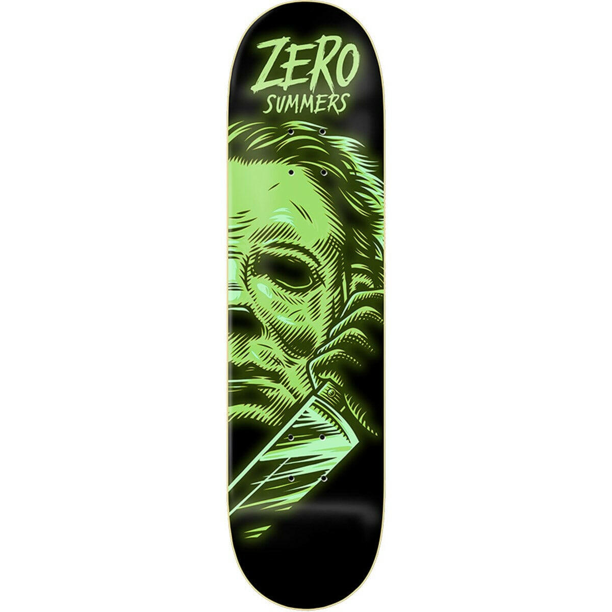 Zero - Gabriel Summers Fright Night GITD 8.5 Skateboard Deck.