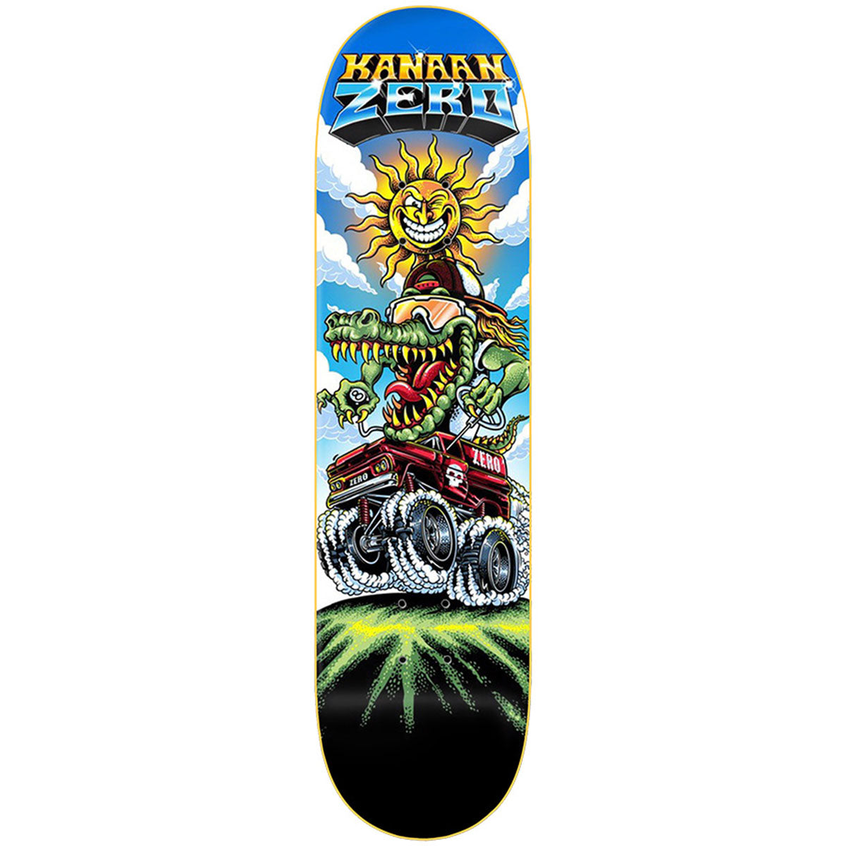 Zero Kanaan Dern Bitchin Gator 8.25 Skateboard Deck